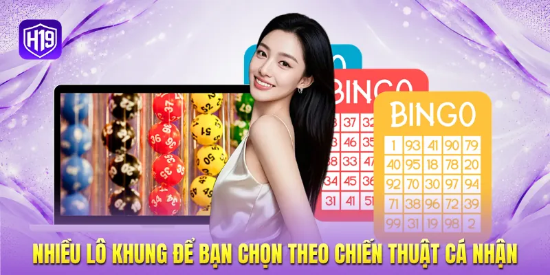 Nhiều lô khung để bạn chọn theo chiến thuật cá nhận Nhiều lô khung để bạn chọn theo chiến thuật cá nhận